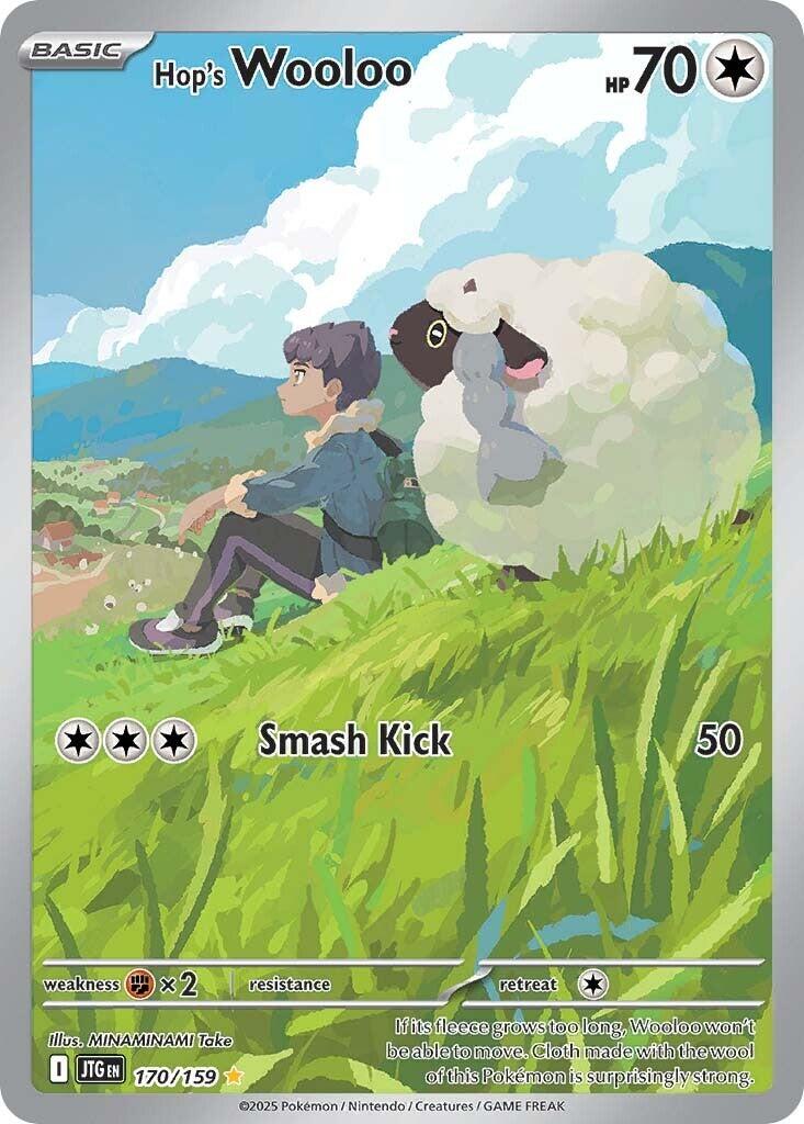 Hop's Wooloo - 170/159 - (SV09: Journey Together) (Illustration Rare)