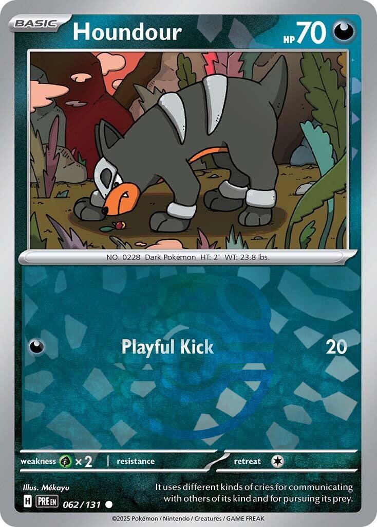 Houndour (Master Ball Pattern) - (SV: Prismatic Evolutions) (Common)
