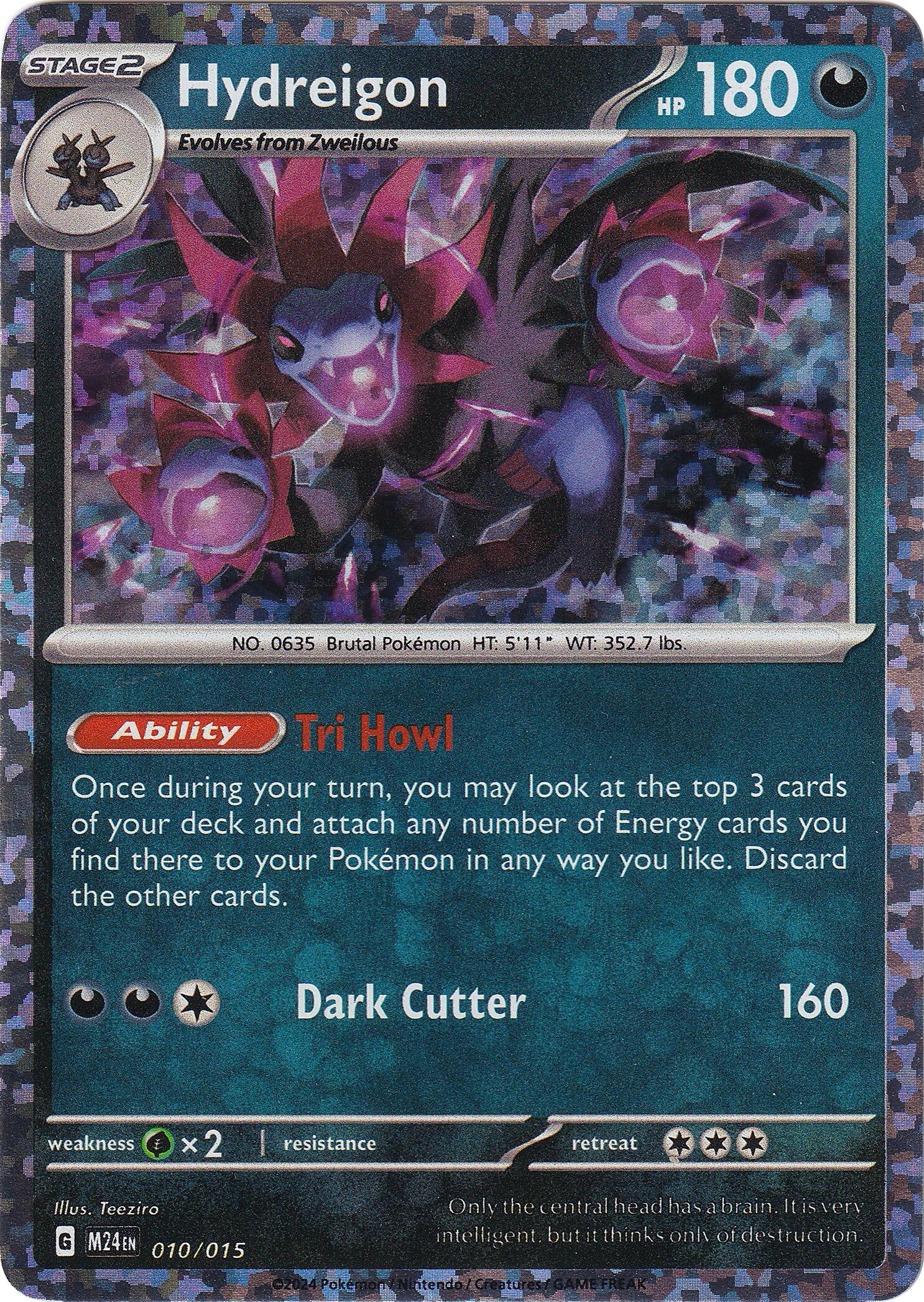 Hydreigon 010/015 - (McDonald's Promos 2024) (Promo) Holofoil