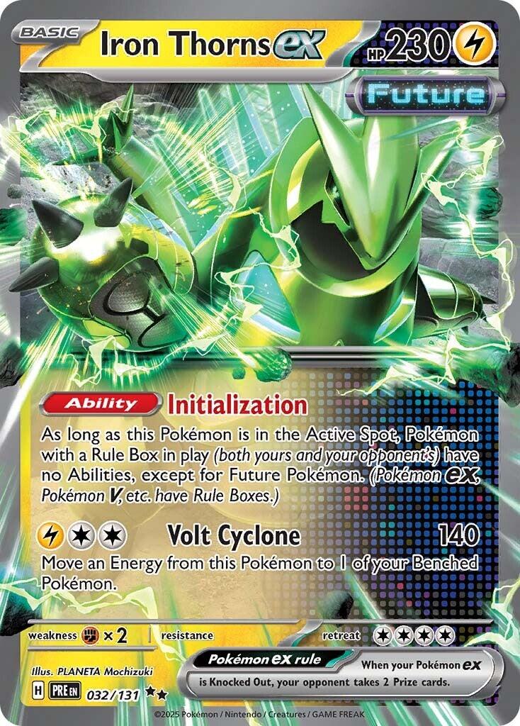 Iron Thorns ex 032/131 - (SV: Prismatic Evolutions) (Double Rare) Holofoil