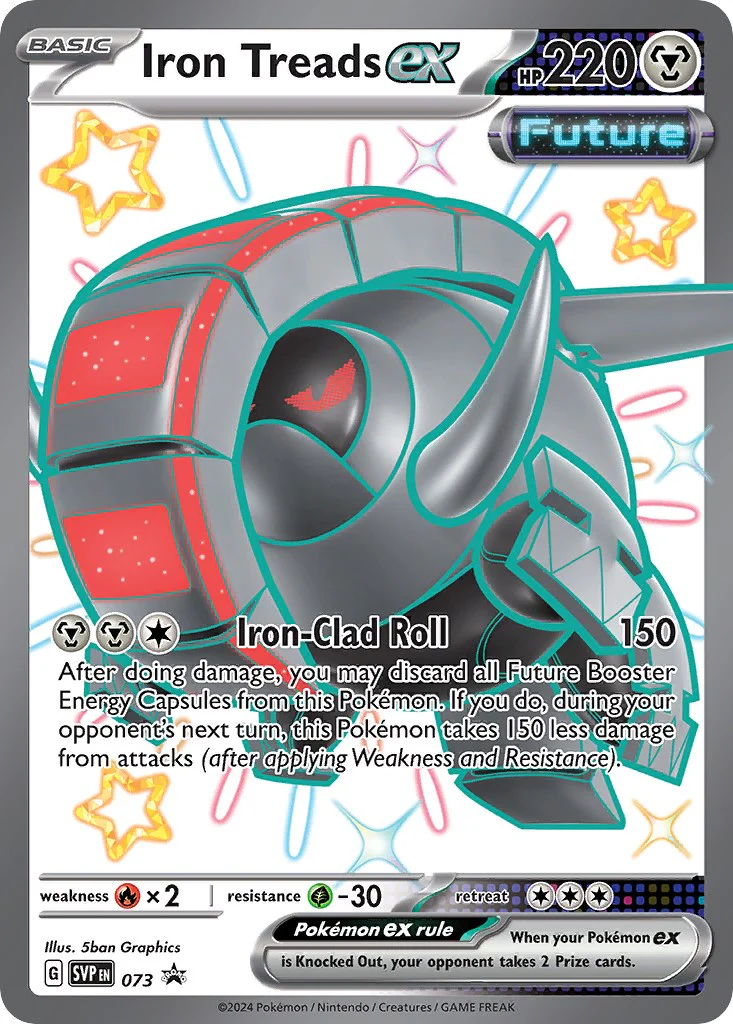 Iron Treads ex - 073 - (SV: Scarlet & Violet Promo Cards) (Promo) Holofoil