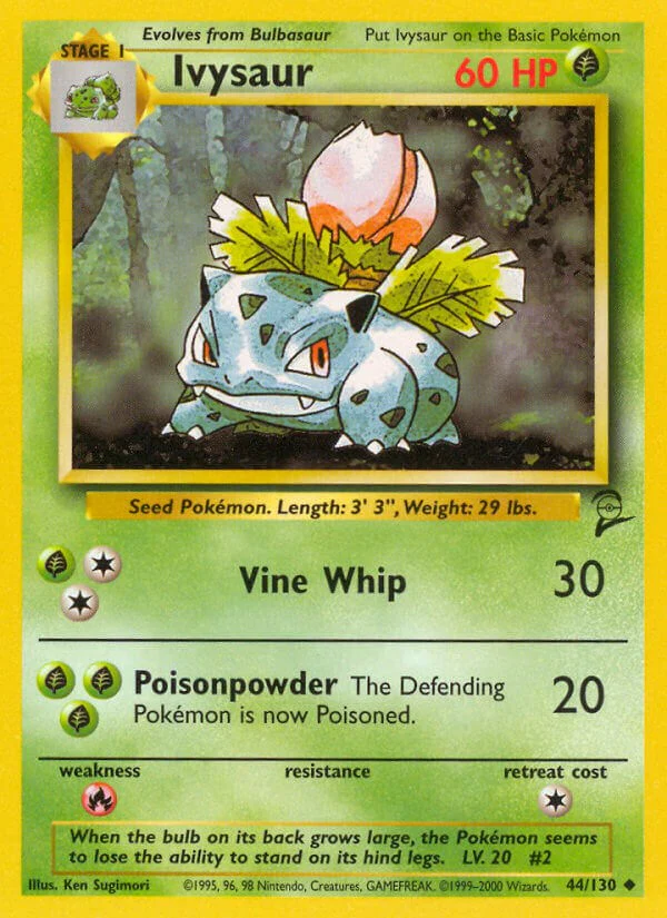 Ivysaur 044/130 - (Base Set 2) (Uncommon) Normal