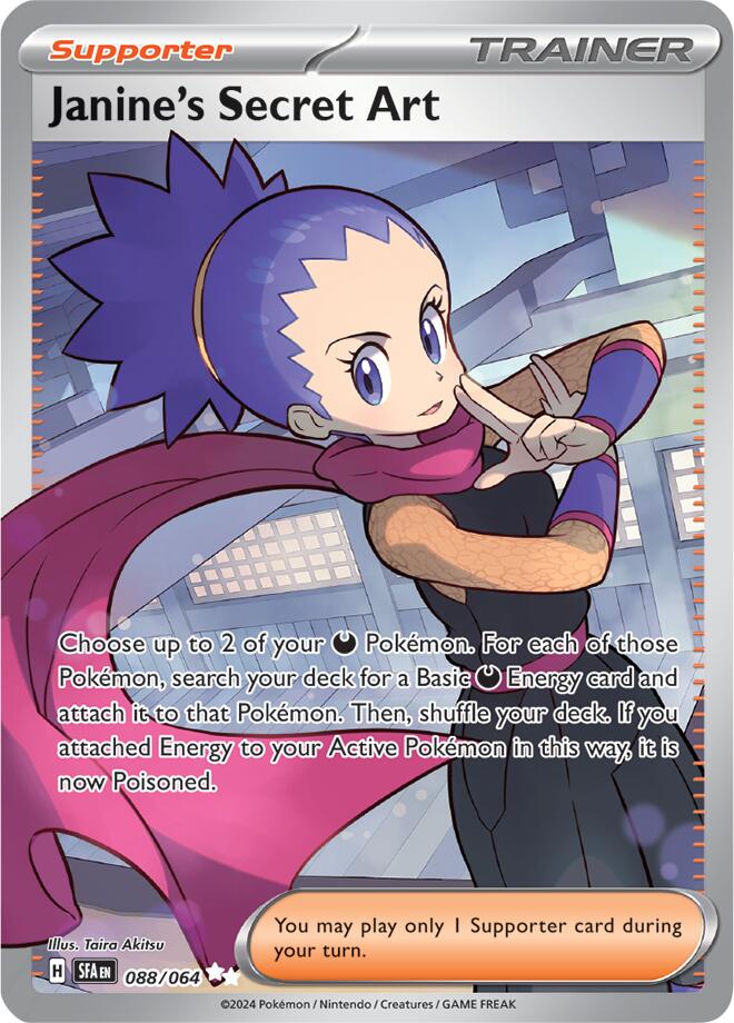 Janine's Secret Art - 088/064 - (SV: Shrouded Fable) (Ultra Rare) Holofoil