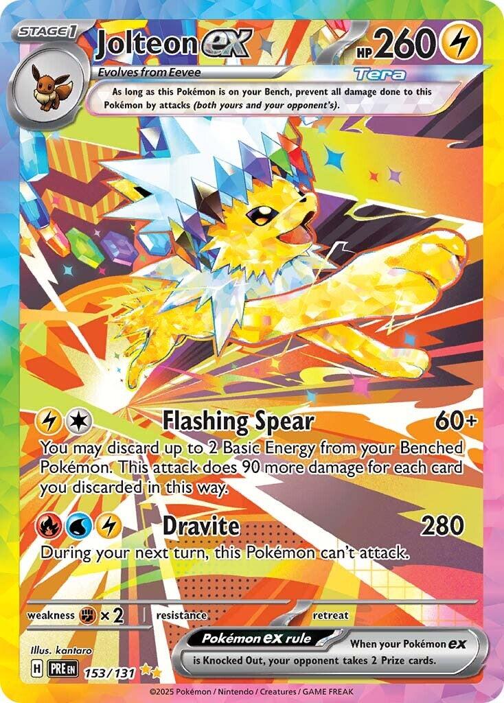 Jolteon ex - 153/131 - (SV: Prismatic Evolutions) (Special Illustration Rare) Holofoil