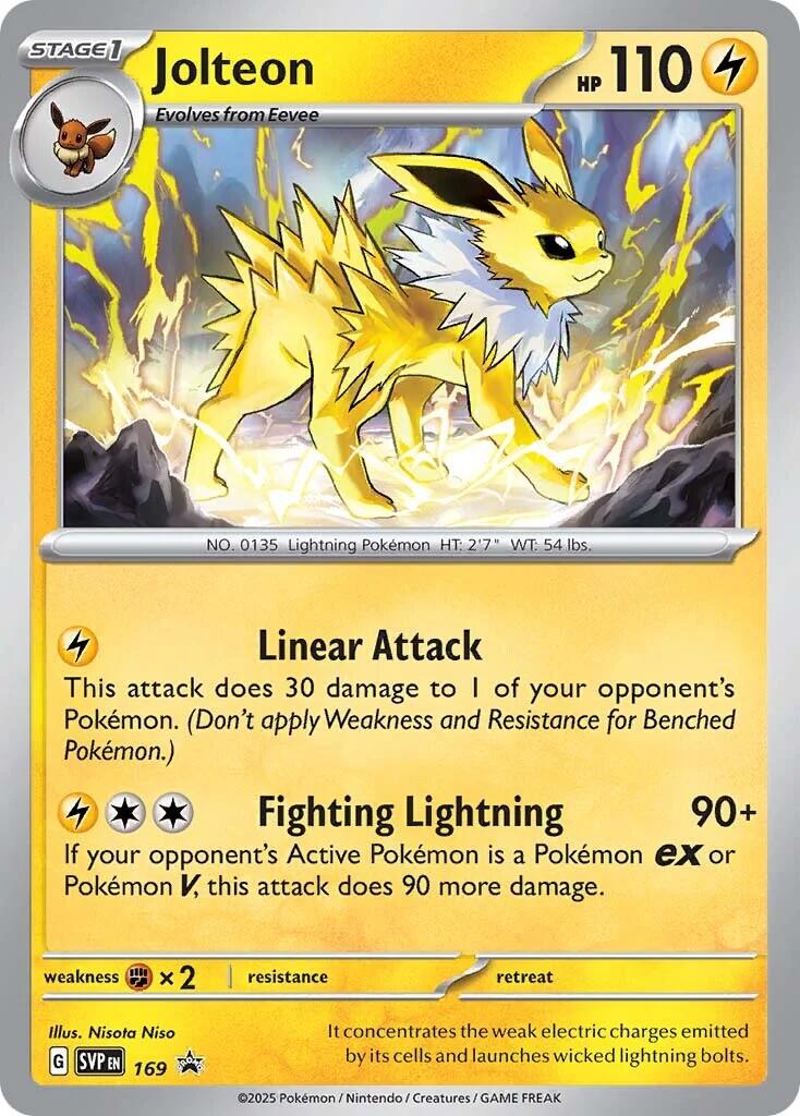 Jolteon 169 - (SV: Scarlet & Violet Promo Cards) (Promo) Holofoil