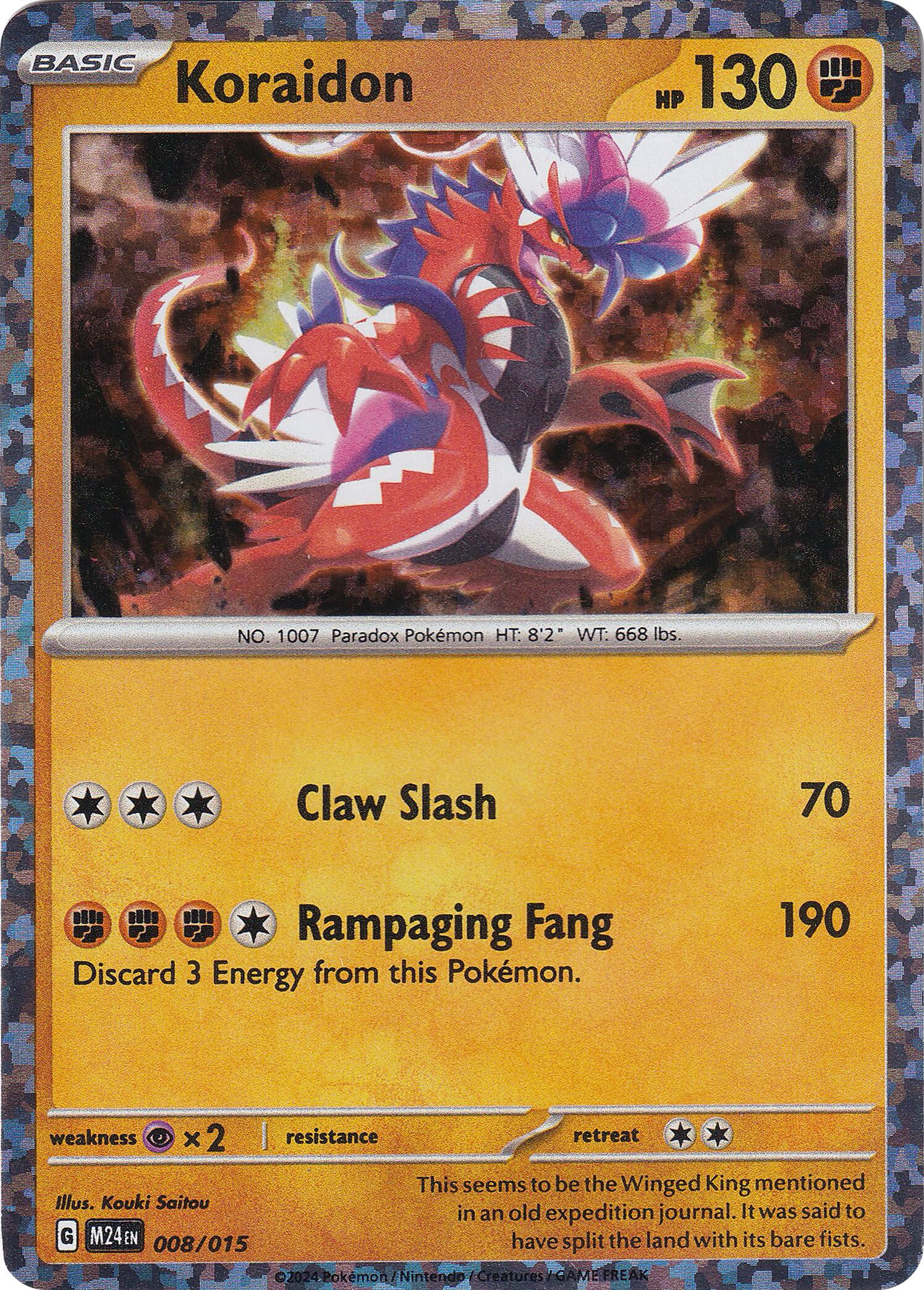 Koraidon 008/015 - (McDonald's Promos 2024) (Promo) Holofoil