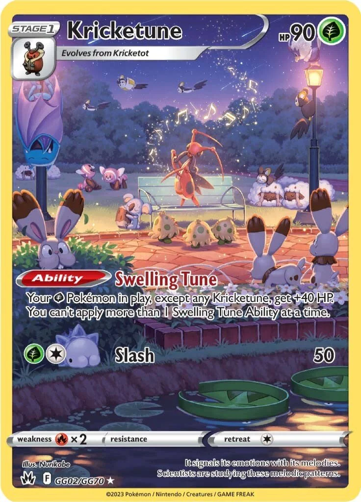 Kricketune - GG02/GG70 - (SWSH: Crown Zenith: Galarian Gallery) (Ultra Rare)
