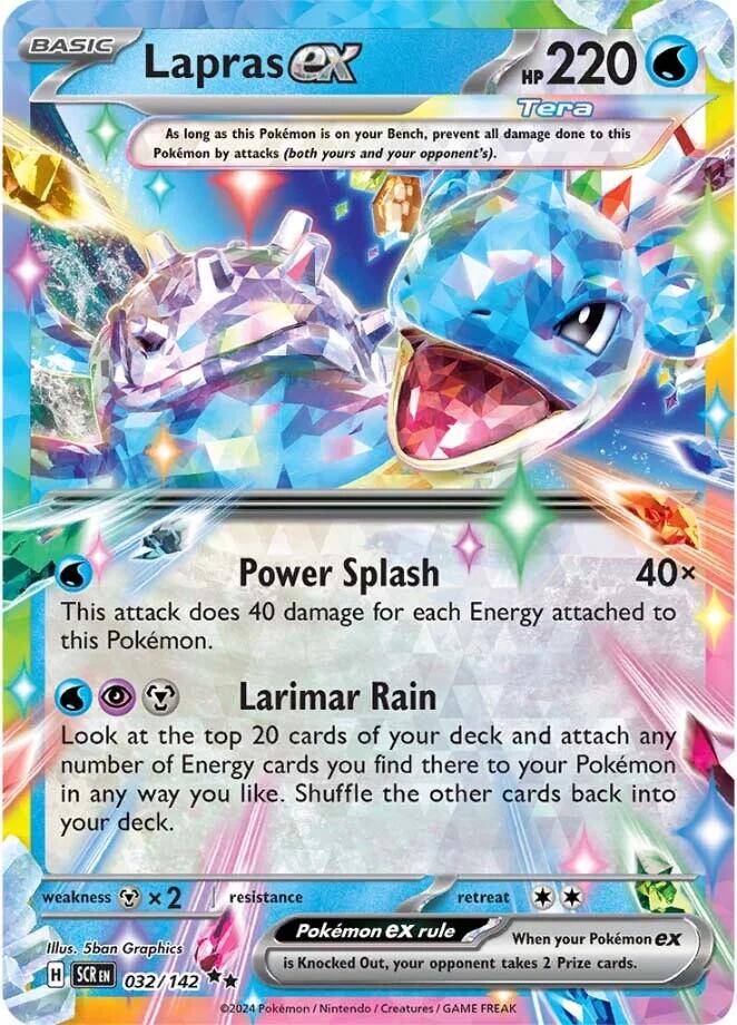 Lapras ex - 032/142 - (SV07: Stellar Crown) (Double Rare)