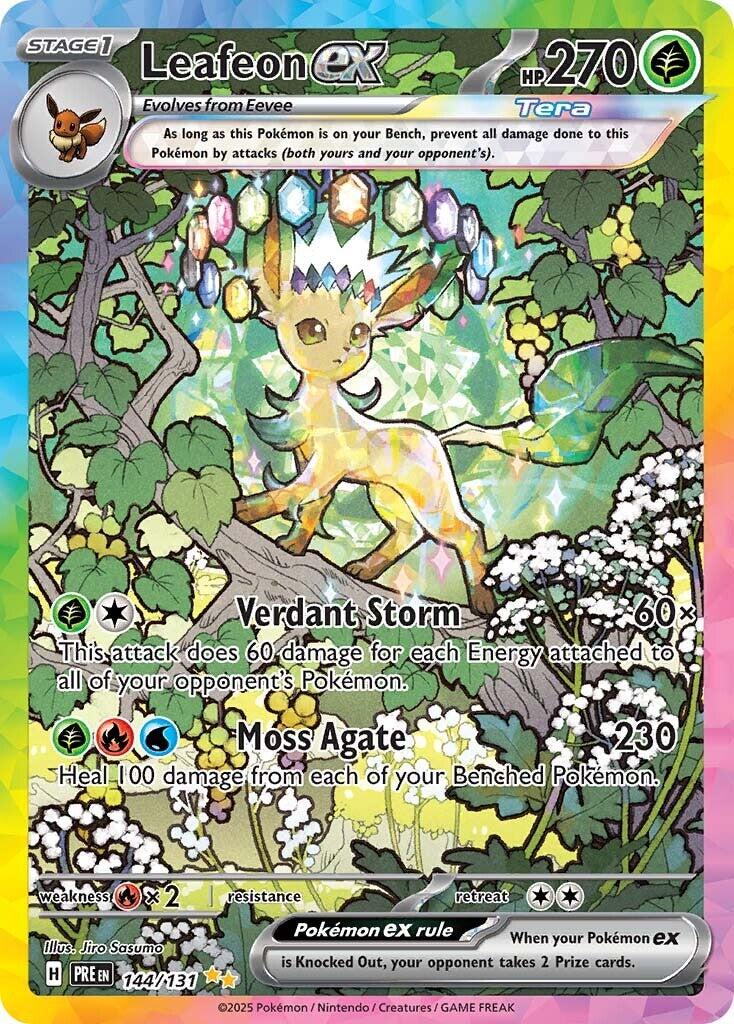 Leafeon ex - 144/131 - (SV: Prismatic Evolutions) (Special Illustration Rare) Holofoil