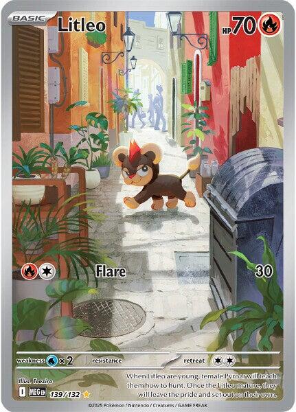 Litleo - 139/132 - (ME01: Mega Evolution) (Illustration Rare)
