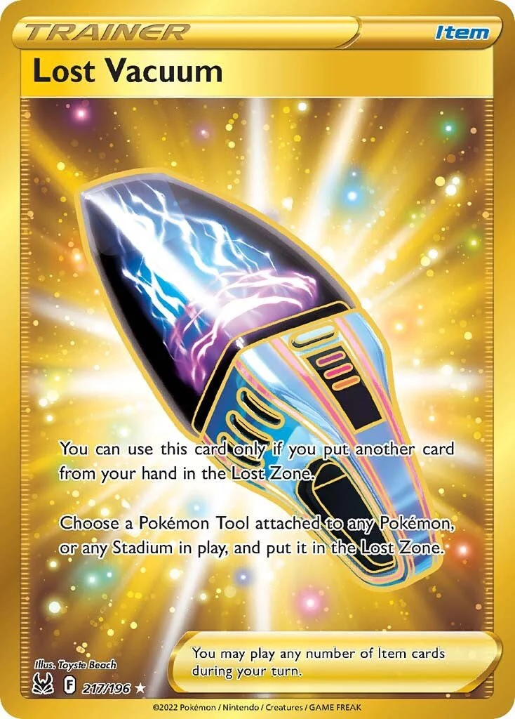 Lost Vacuum (Secret) 217/196 - (SWSH11: Lost Origin) (Secret Rare) Holofoil