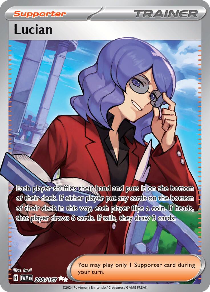 Lucian - 208/167 - (SV06: Twilight Masquerade) (Ultra Rare) Holofoil