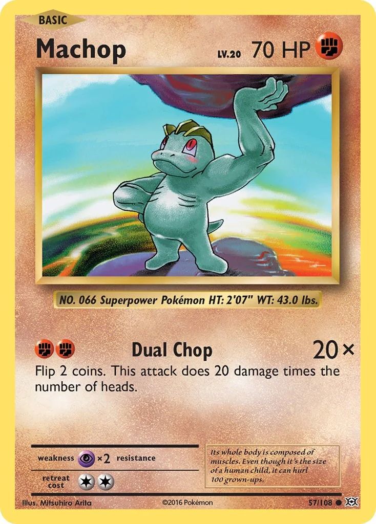 Machop 57/108 - (XY - Evolutions) (Common) Normal