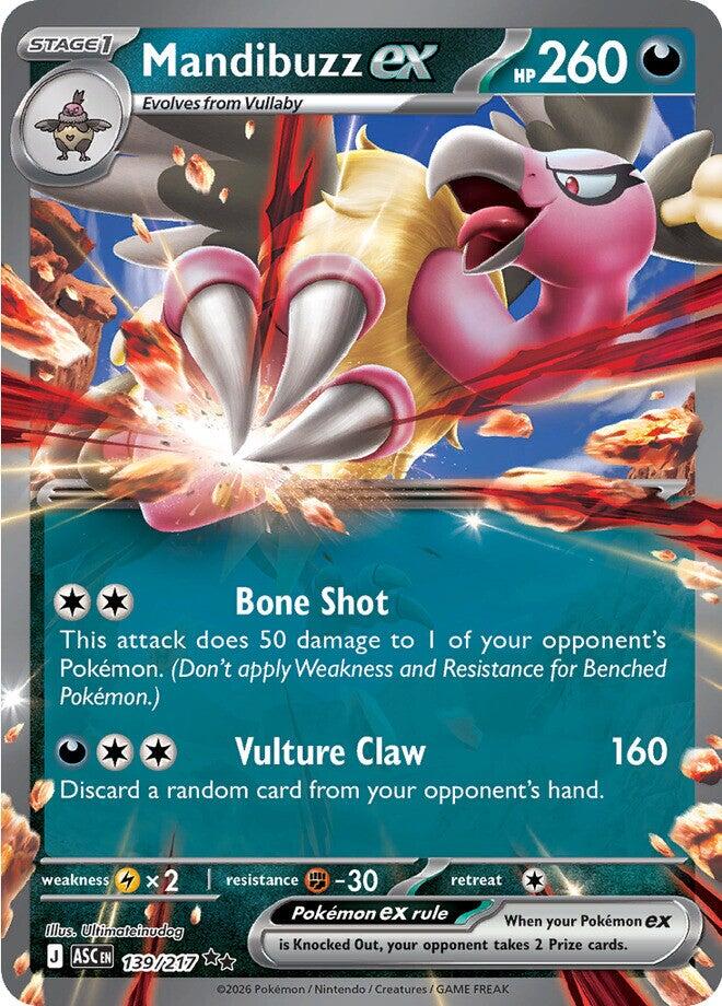 Mandibuzz ex - (ME: Ascended Heroes) (Double Rare)