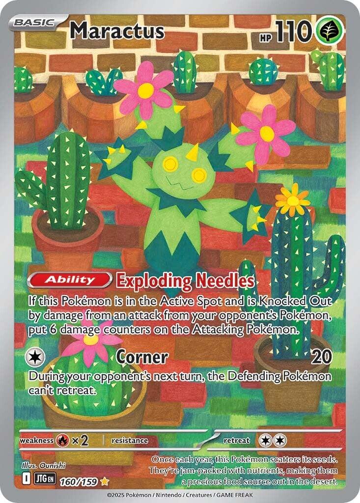 Maractus - 160/159 - (SV09: Journey Together) (Illustration Rare)
