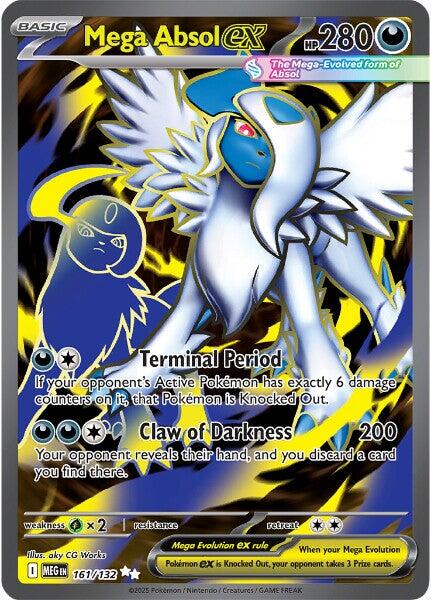 Mega Absol ex - 161/132 - (ME01: Mega Evolution) (Ultra Rare)