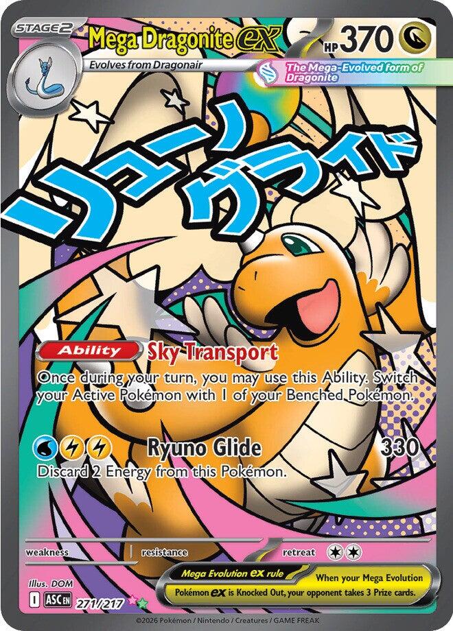 Mega Dragonite ex - 271/217 - (ME: Ascended Heroes) Holofoil