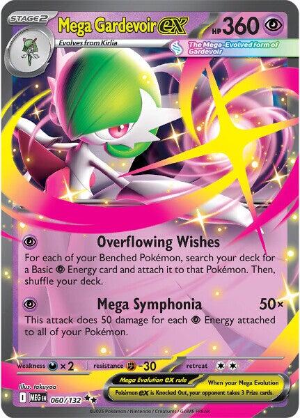 Mega Gardevoir ex - 060/132 - (ME01: Mega Evolution) (Double Rare) Holofoil