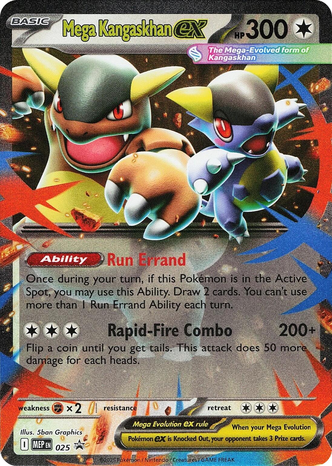 Mega Kangaskhan ex - 025 - (ME: Mega Evolution Promo) (Promo)