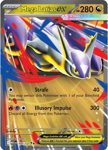 Mega Latias ex - 100/132 - (ME01: Mega Evolution) (Double Rare) Holofoil