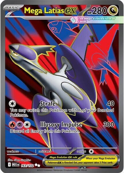 Mega Latias ex - 163/132 - (ME01: Mega Evolution) (Ultra Rare) Holofoil