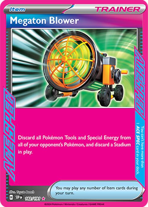 Megaton Blower 182/191 - (SV08: Surging Sparks) (ACE SPEC Rare) Holofoil