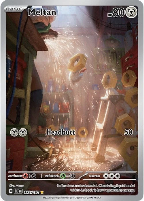 Meltan - 179/162 - (SV05: Temporal Forces) (Illustration Rare)
