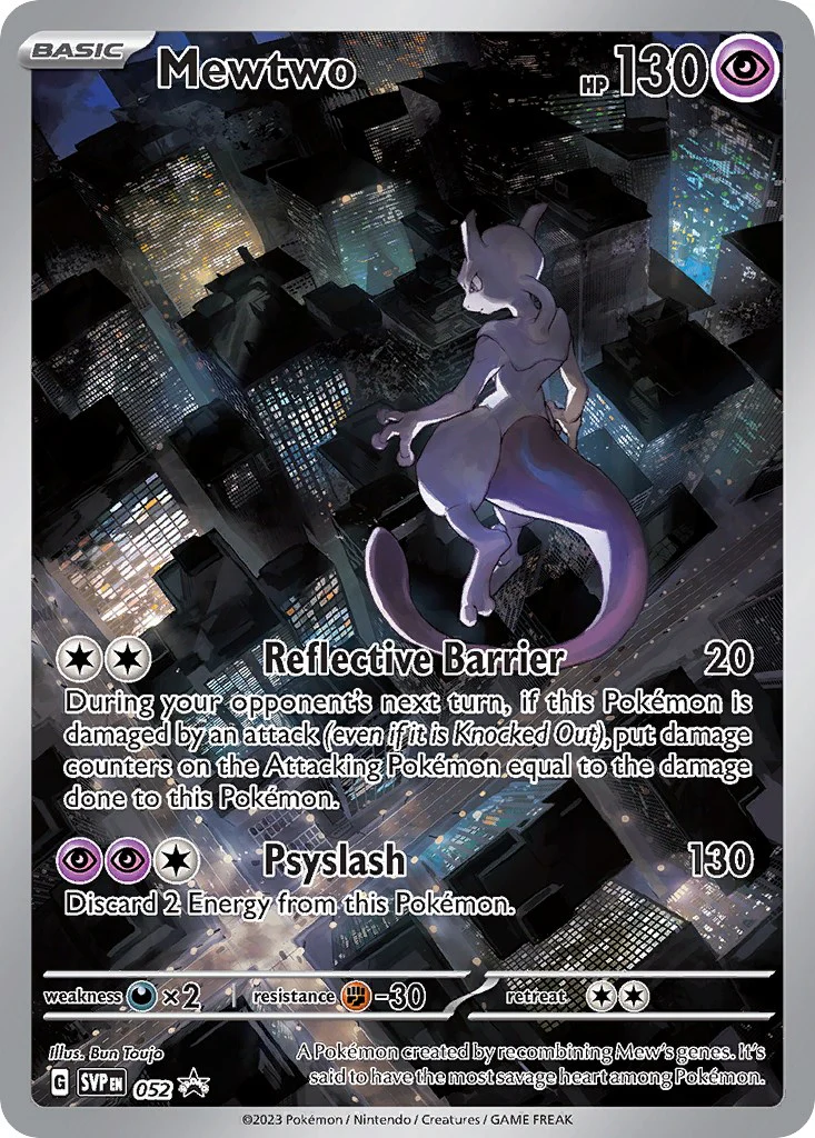 Mewtwo - 052 - (SV: Scarlet & Violet Promo Cards) (Promo) Holofoil