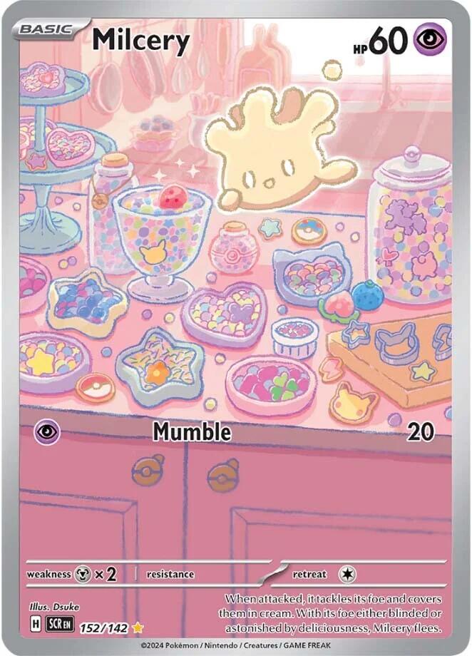 Milcery - 152/142 - (SV07: Stellar Crown) (Illustration Rare)