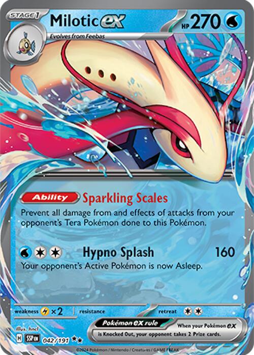 Milotic ex - 042/191 - (SV08: Surging Sparks) (Double Rare) Holofoil