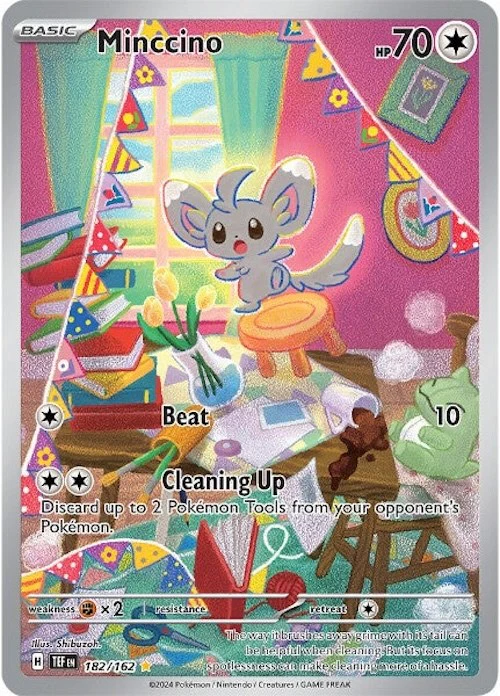 Minccino - 182/162 - (SV05: Temporal Forces) (Illustration Rare)