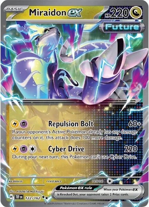 Miraidon ex 122/162 - (SV05: Temporal Forces) (Double Rare) Holofoil