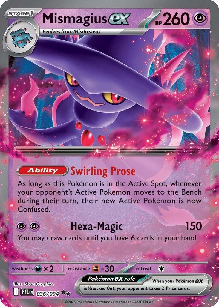 Mismagius ex - 036/094 - (ME02: Phantasmal Flames) (Double Rare)