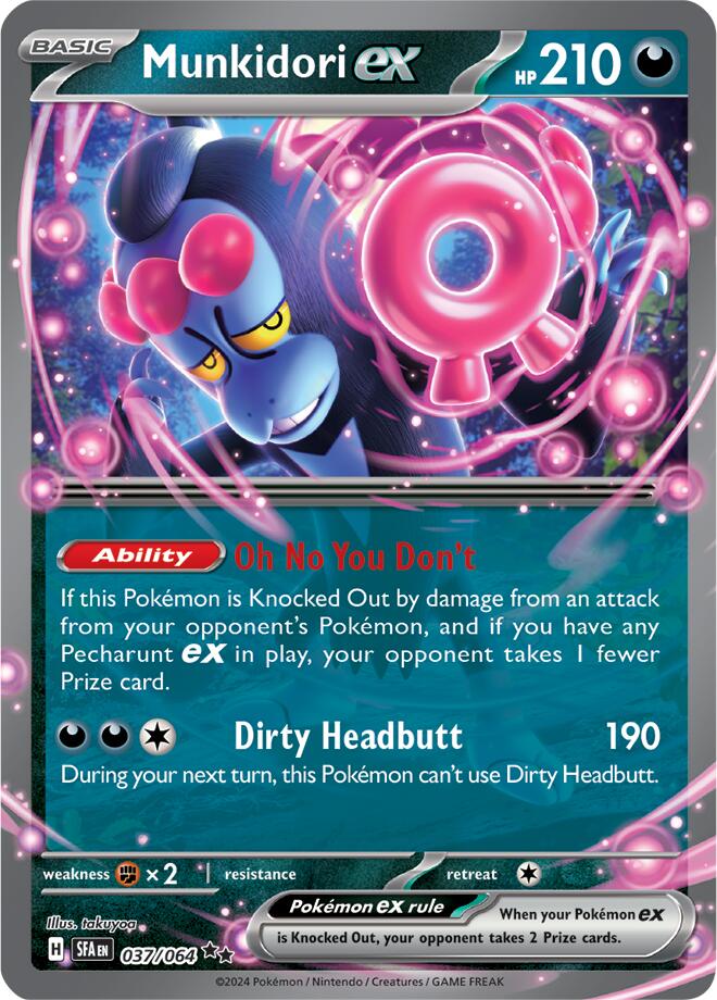 Munkidori ex - 037/064 - (SV: Shrouded Fable) (Double Rare) Holofoil