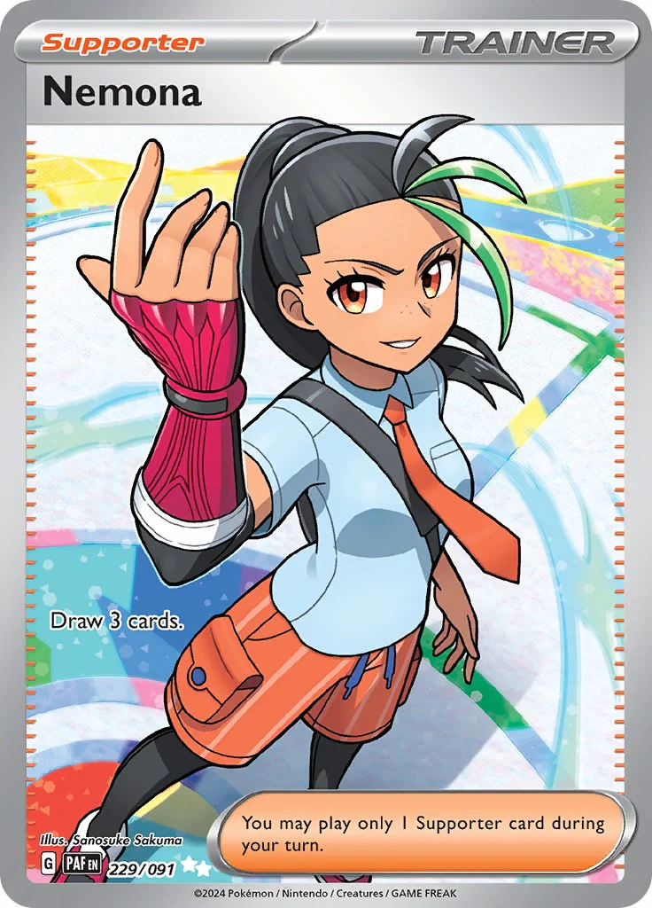 Nemona - 229/091 - (SV: Paldean Fates) (Ultra Rare)