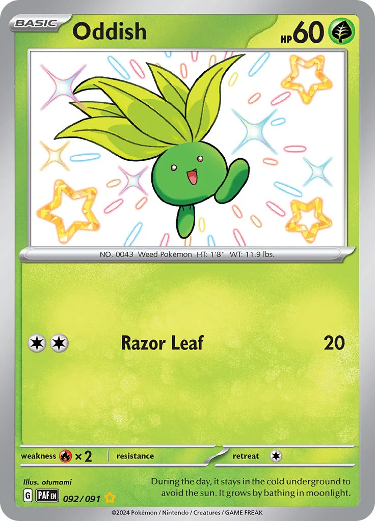 Oddish - (SV: Paldean Fates) (Shiny Rare)
