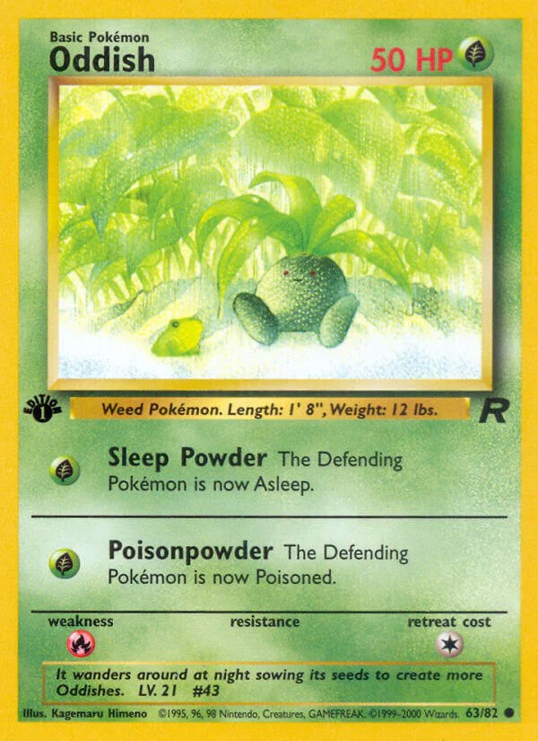 Oddish - (Team Rocket) (Common)