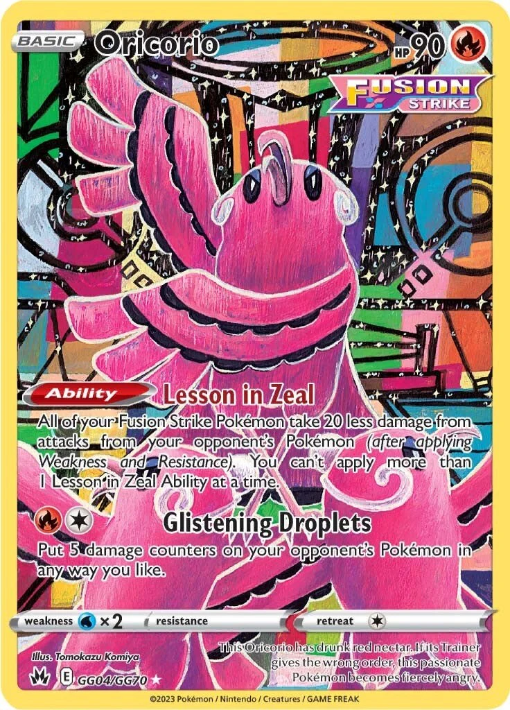Oricorio GG04/GG70 - (SWSH: Crown Zenith: Galarian Gallery) (Ultra Rare) Holofoil