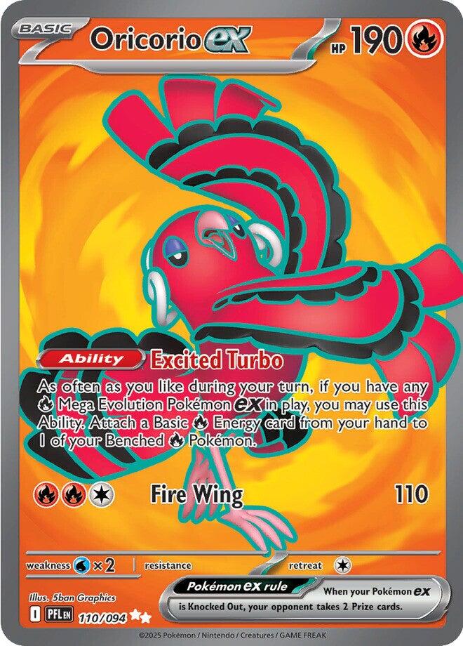 Oricorio ex - 110/094 - (ME02: Phantasmal Flames) (Ultra Rare)
