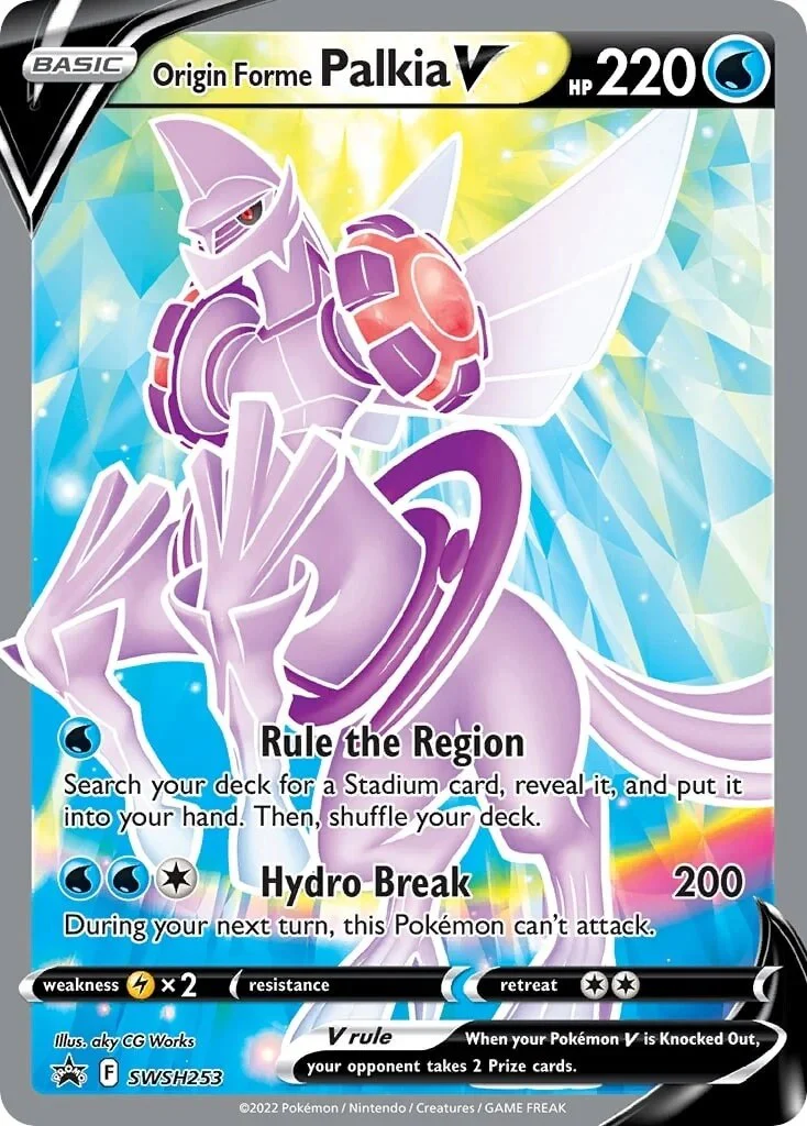 Origin Forme Palkia V - (SWSH: Sword & Shield Promo Cards) (Promo)