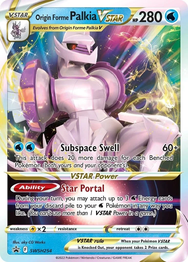 Origin Forme Palkia VSTAR SWSH254 - (SWSH: Sword & Shield Promo Cards) (Promo) Holofoil