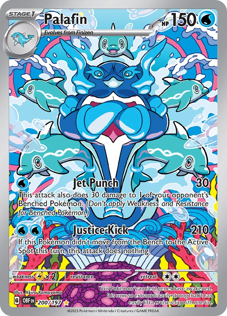 Palafin - 200/197 - (SV03: Obsidian Flames) (Illustration Rare)