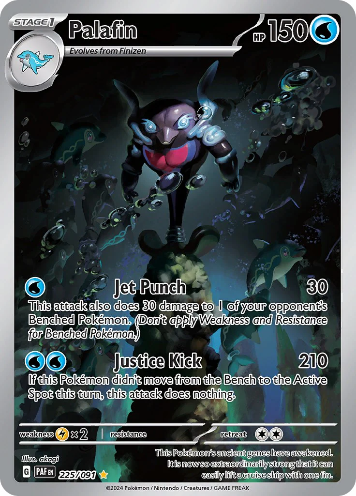 Palafin - 225/091 - (SV: Paldean Fates) (Illustration Rare)
