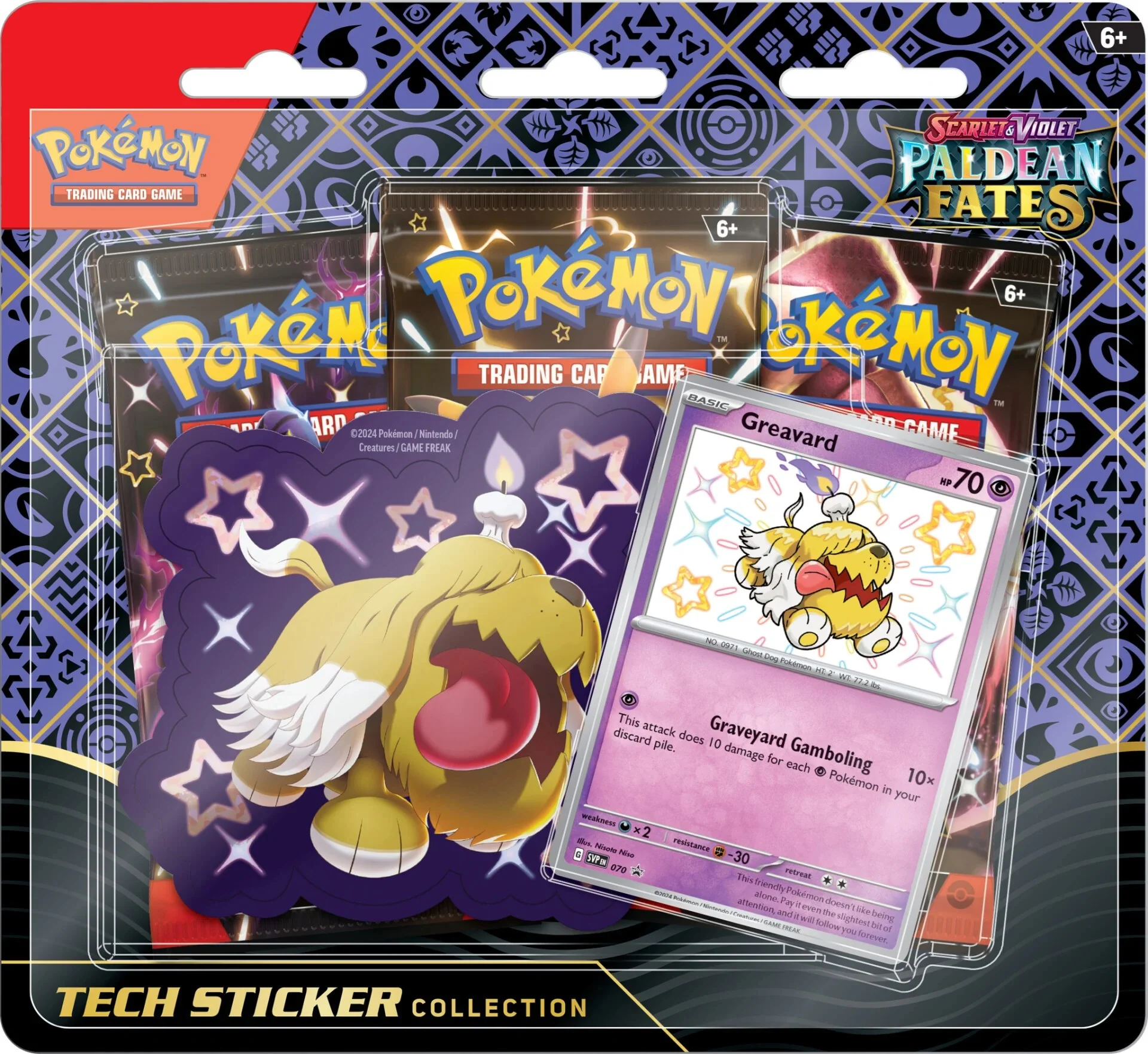 Pokemon TCG: Paldean Fates Tech Sticker Collection [Greavard]