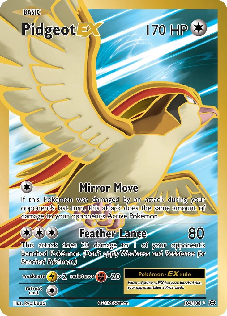 Pidgeot EX (Full Art) - (XY - Evolutions) (Ultra Rare)