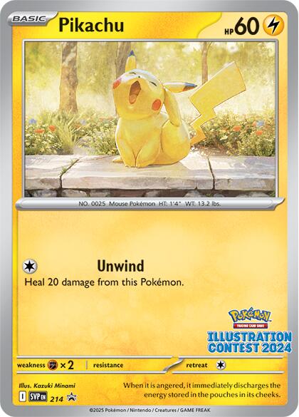 Pikachu - 214 (Illustration Contest 2024) - (SV: Scarlet & Violet Promo Cards) (Promo)