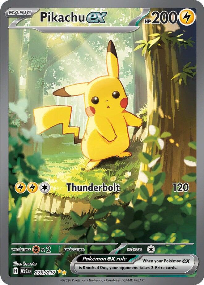 Pikachu ex - 276/217 - (ME: Ascended Heroes) (Special Illustration Rare)