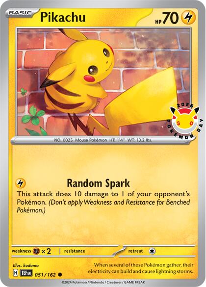 Pikachu (Pokemon Day 2026) - (Miscellaneous Cards & Products) (Common)