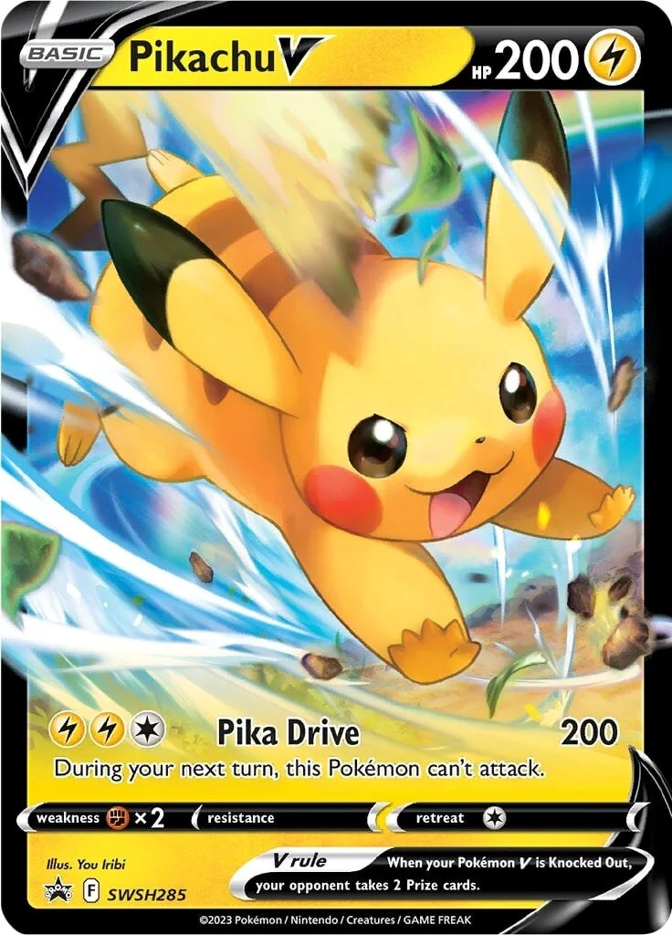 Pikachu V - SWSH285 - (SWSH: Sword & Shield Promo Cards) (Promo) Holofoil