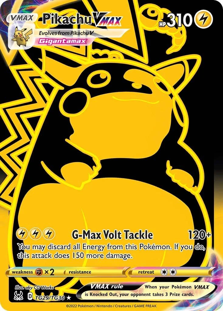 Pikachu VMAX (Secret) TG29/TG30 - (SWSH11: Lost Origin Trainer Gallery) (Ultra Rare) Holofoil